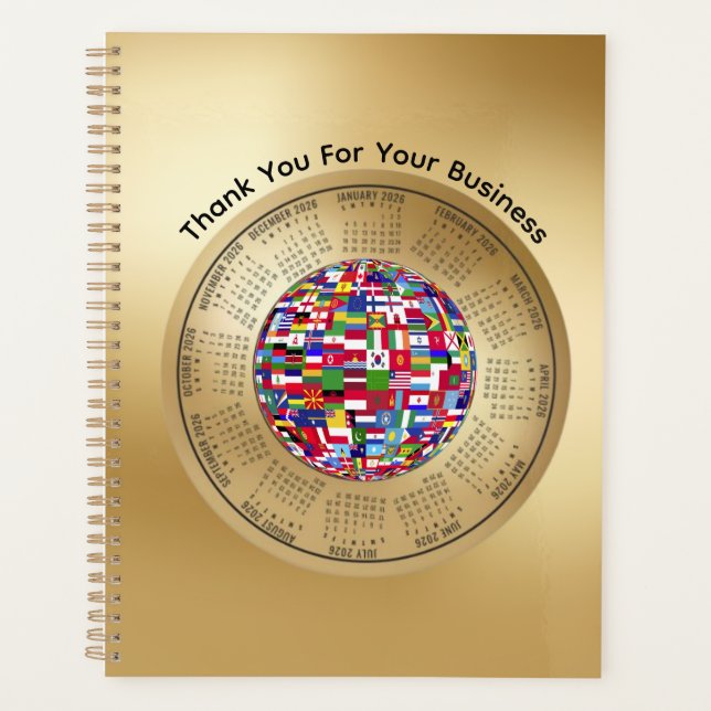 2026 Calendar Planner Thank You For Your Business (Devant)