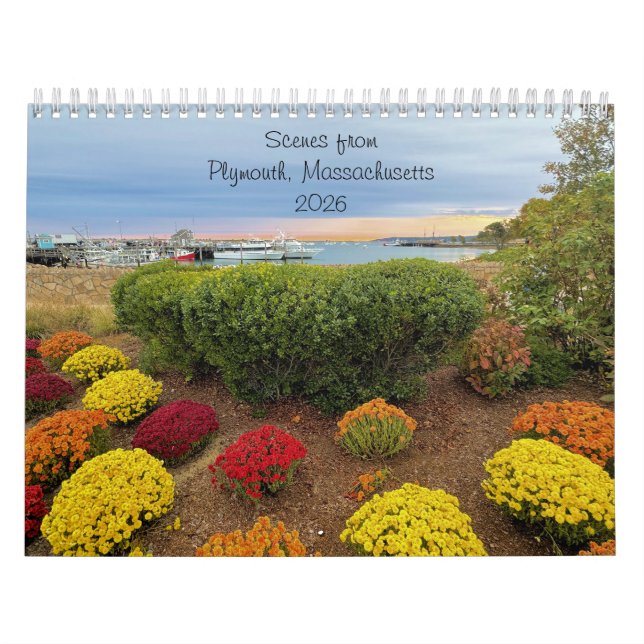 2026 Calendar - Plymouth, Massachusetts  Kalender (Titelbild)