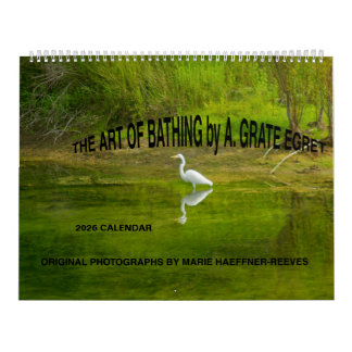 2026 CALENDAR:THE ART OF BATHING by A.GRATE EGRET Kalender