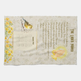 2026 Calendar Towel The Lord's Prayer Geschirrtuch