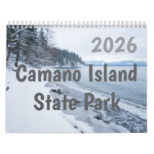2026 Camano Island State Park Personalisiert Kalender