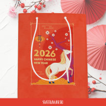 2026 Chinesischer Mondjahrs der Pferdegeschenktasc