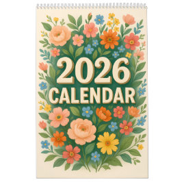 2026 Christian Floral with Personalization Kalender