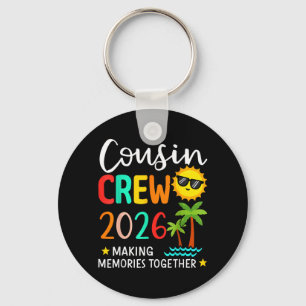 2026 Cousin-Crew-Sommerurlaub Strand Familie Schlüsselanhänger