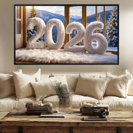 2026 Cozy Lodge Druck | Samsung Frame TV Kunst Poster