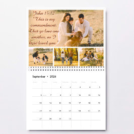 2026 Custom Sessings Fotos Scripture Christlich Kalender