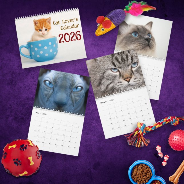 2026 Cute Cat Breeds Photo – for Cat Lovers Kalender (Von Creator hochgeladen)