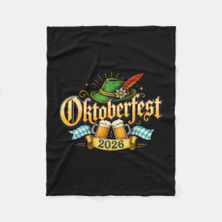2026 deutsches Bierfest bayerisches Trinken Fleecedecke