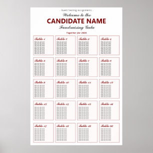 2026 Die republikanische Fundraiser Gala Red Seati Poster