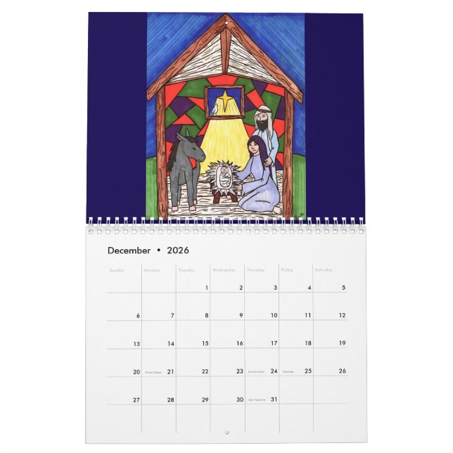 2026 Drawing Artwork Calendar by Rebecca Harris Kalender (Dez 2026)