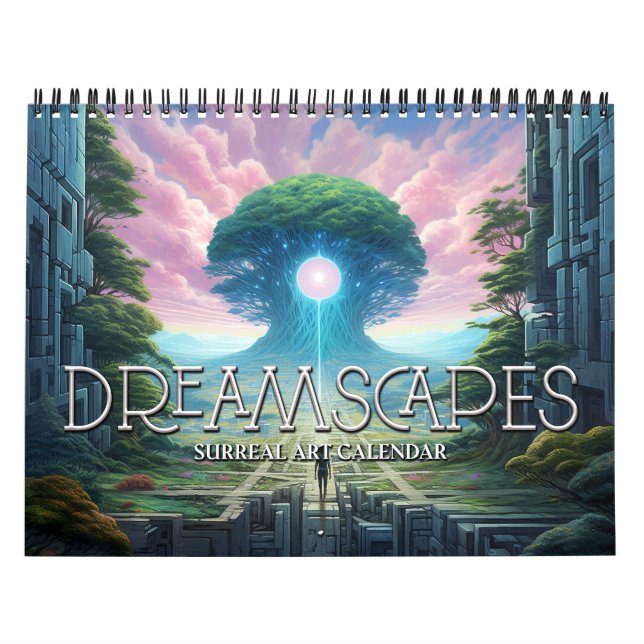 2026 Dreamscapes 3 Visionäre Kunst der Surrealen Kalender (Titelbild)