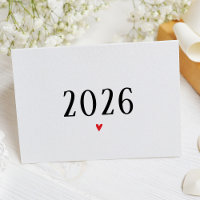 2026 Einfache Ankündigungskarte für Überraschungss