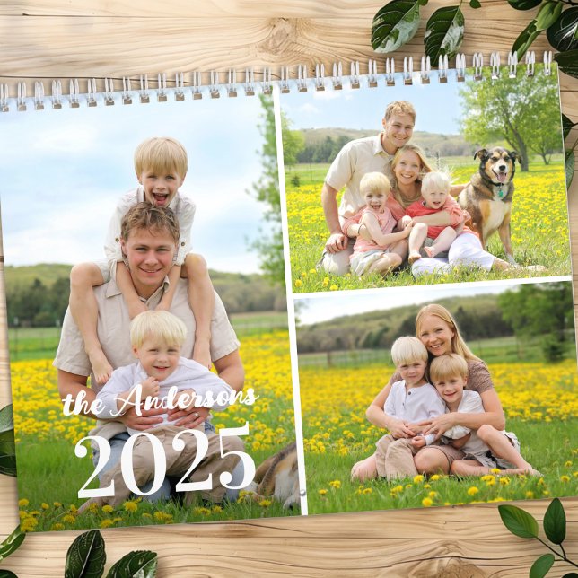 2026 Einfache Personalisierte FotoCollage Monatlic Kalender (Von Creator hochgeladen)