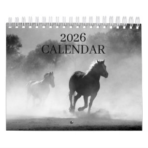 2026 Einfacher Pferdekalender Kalender
