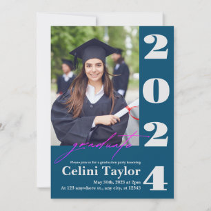 2026 Einladung zur Graduationspartei mit Foto