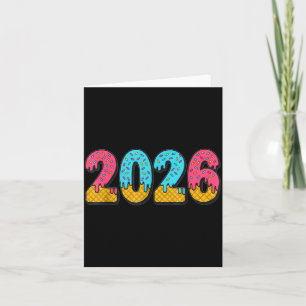 2026 Eis-Drip-Meme Neujahr Gen-Alpha-Slang Karte