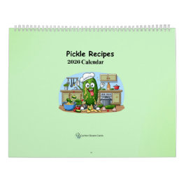 2026 Essiggurken-Kalender mit Rezepten Kalender