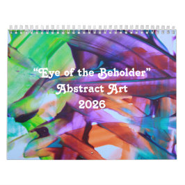2026 “Eye of the Beholder” Abstract Art Calendar Kalender
