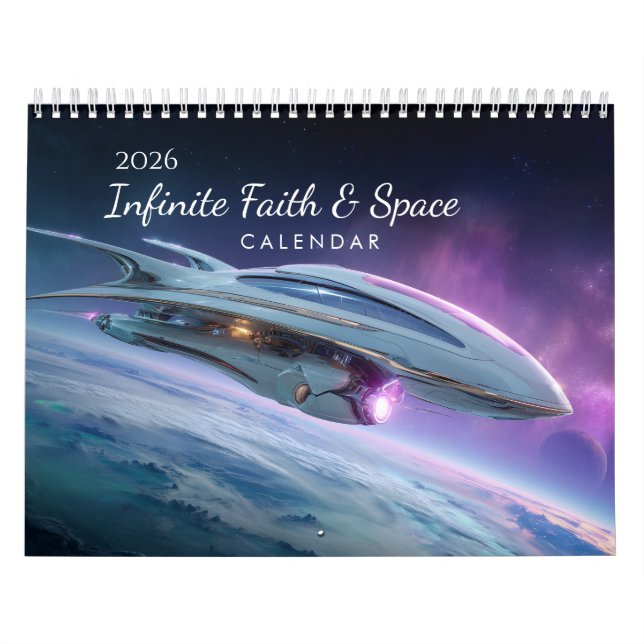 2026 Faith Biblical Verse Space Wall Calendar  Kalender (Titelbild)