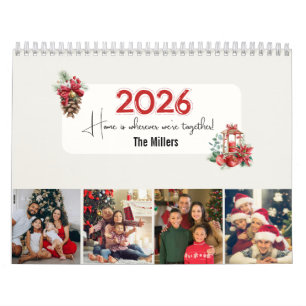 2026 Familienfoto-Kollagen-Kalender Weihnachtsgesc Kalender