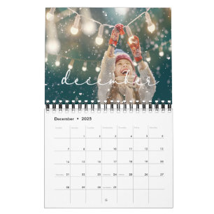 2026 Famille personnalisée multi photo Calendrier