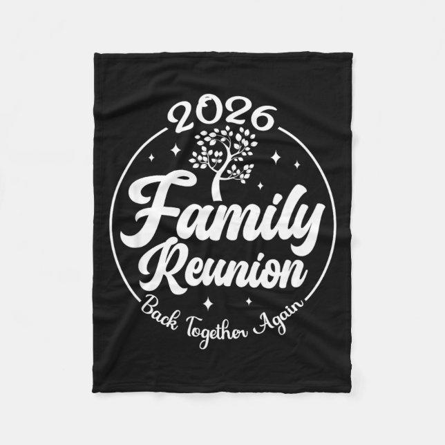 2026 Family Reunion Back Together Again Reunion Ma Fleecedecke (Vorderseite)