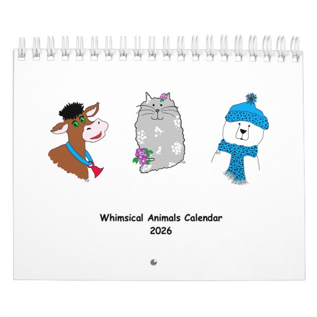 2026 Fantastischer Tiere-Kalender ... Kalender (Titelbild)