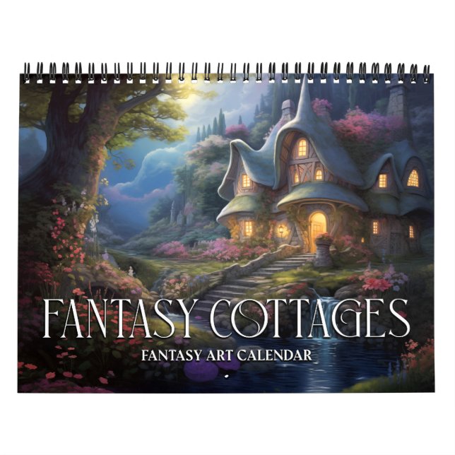 2026 Fantasy-Hütten-Kalender Kalender (Titelbild)