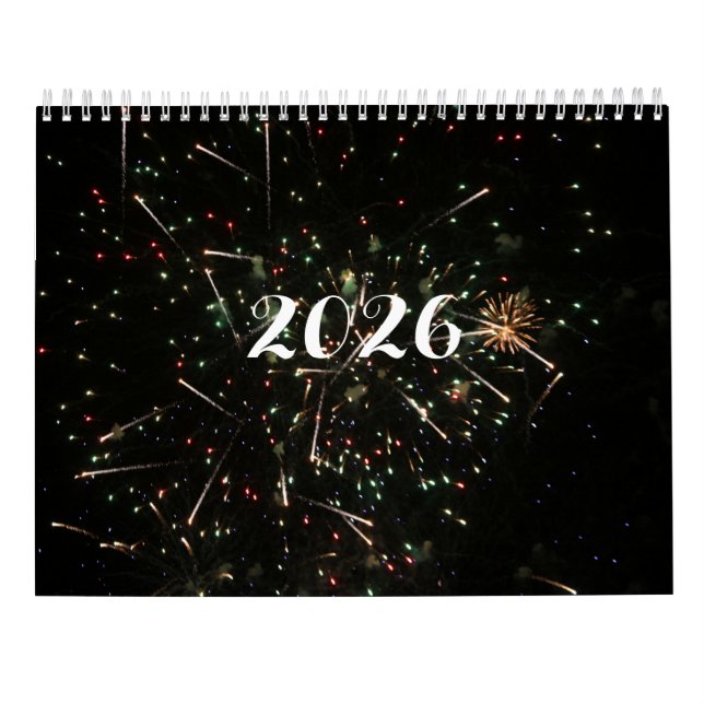 2026 Fireworks-Kalender Kalender (Rückseite)