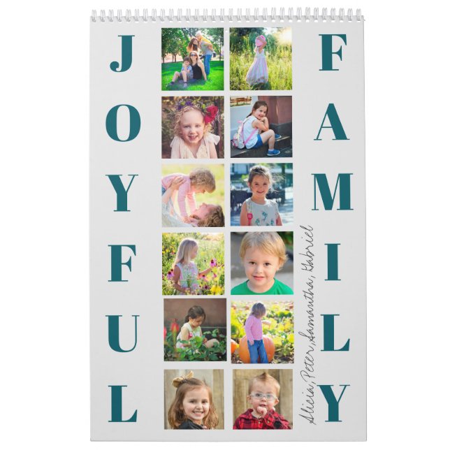 2026 Foto Collage Family erstellen Sie einfach Ihr Kalender (Titelbild)