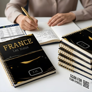 2026 Frankreich Les Bleus: In Gold geschrieben L Planer