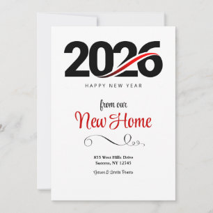 2026 Frohes Neues Jahr Neue Heimat Ankündigung/ Einladung