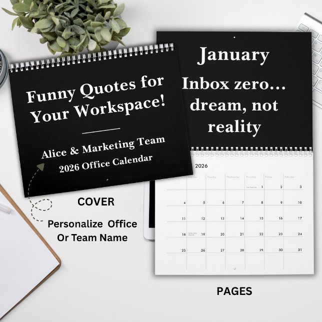 2026 Funny Office Desk Wall Calendar Kalender (Von Creator hochgeladen)