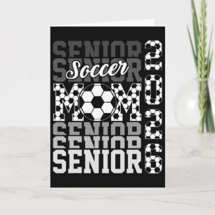 2026 Fußball Senior Mom Abschluss passende Familie Karte