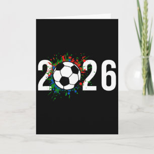 2026 Fußballspiel Jahr Spieler Trainer Fans  Karte