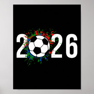 2026 Fußballspiel-Jahr Spieler Trainer Fans Poster