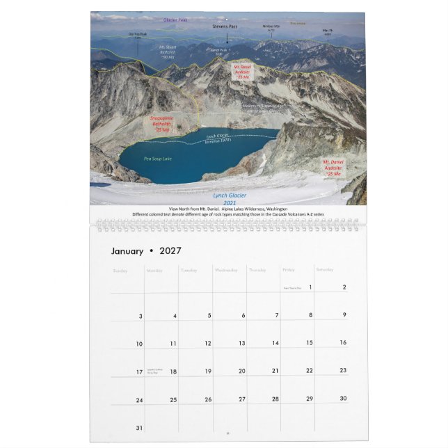 2026 Geology Calendar Kalender (Jan 2027)