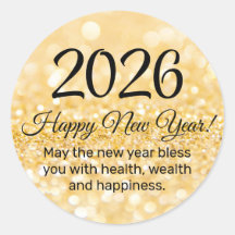 2026 glückliches neues Jahr, stilvolle Schrift, go