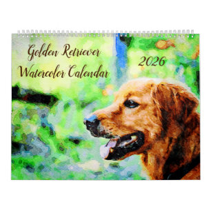 2026 Golden Retriever Hunde Geschenk für Golden Be Kalender