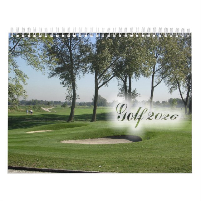 2026 Golfkalender Kalender (Titelbild)