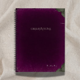2026 Gothic Scholar Observations Ledger Notizbuch