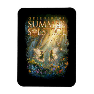 2026 Greensboro Sommer-Sonnenwende-Festival-Andenk Magnet