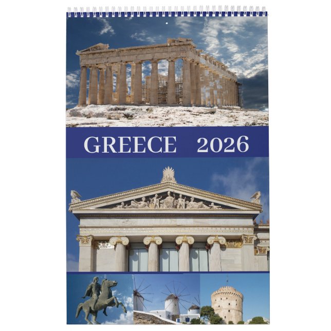 2026 Griechenland Kalender (Titelbild)