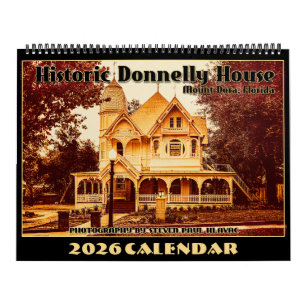 2026 Historischer Donnelly-Haus viktorianischer Ka Kalender