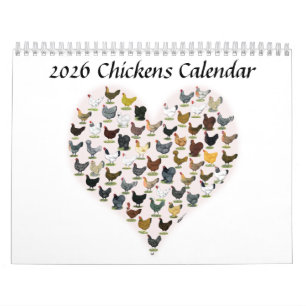 2026 Hühnerkalender Kalender