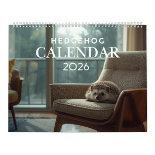 2026 Igel-Wandkalender 12 Monate Kalender