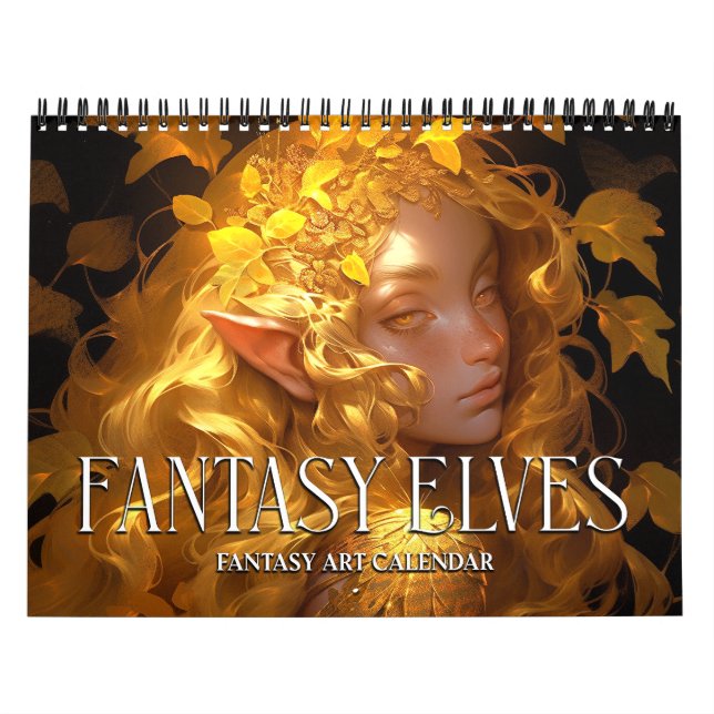 2026 Imaginaire Elfes 2 Imaginaires Art Calendrier (Protection)
