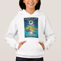 2026 Islandsternfinsternis - Kapuzenpullover für K