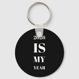 2026 Ist Mein Jahr Neujahrsvorsatz Motivationsbeja Schlüsselanhänger
