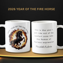 2026 Jahr des Feuerpferds Motivationszitat